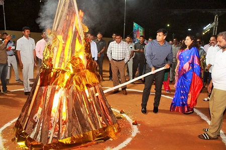 పోలీస్ కమీషనర్ శ్రీ కాంతి రాణా టాటా ఐపిఎస్ గారి నేతృత్వంలో సంక్రాంతి పండుగ సంబరాలు
