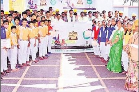 రోడ్డు భద్రతా వారోత్సవాలు ప్రారంభం
