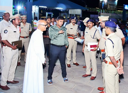 గుణదల మేరీమాత ఉత్సవాలకు పటిష్ట బందోబస్తు