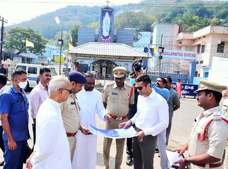 మేరీమాత ఉత్సవాలకు భారీ పోలీసు బందోబస్తు