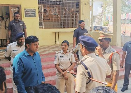 లక్ష్మీ తిరుపతమ్మ తల్లి చిన్న తిరునాళ్ల బందోబస్తు ఏర్పాట్లు పరిశీలన