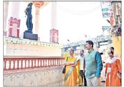 కృష్ణవేణి విగ్రహానికి కొత్త శోభ