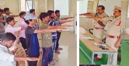 ట్రాఫిక్ నిబంధనల ఉల్లంఘనపై కౌన్సెలింగ్