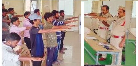 ట్రాఫిక్ నిబంధనల ఉల్లంఘనపై కౌన్సెలింగ్