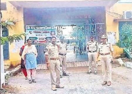 ఇంటర్మీడియట్ పరీక్ష కేంద్రాల పరిశీలన