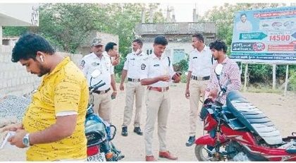డ్రంక్ అండ్ డ్రైవ్ వాహనదారులకు అవగాహన