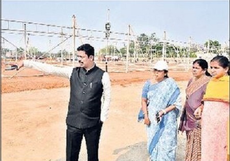 ఇఫ్తార్ విందు ఏర్పాట్ల పరిశీలన