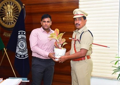 టాస్క్ ఫోర్స్ ఏడీసీపీగా బాధ్యతలు స్వీకరించిన శ్రీ జి.వి.రమణ మూర్తి గారు