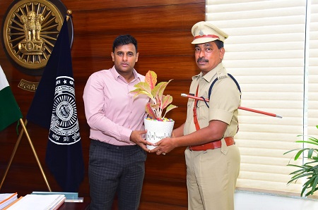 టాస్క్ ఫోర్స్ ఏడీసీపీగా బాధ్యతలు స్వీకరించిన శ్రీ జి.వి.రమణ మూర్తి గారు