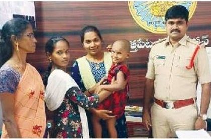 తప్పిపోయిన బాలిక  2 గంటల్లో గుర్తింపు
