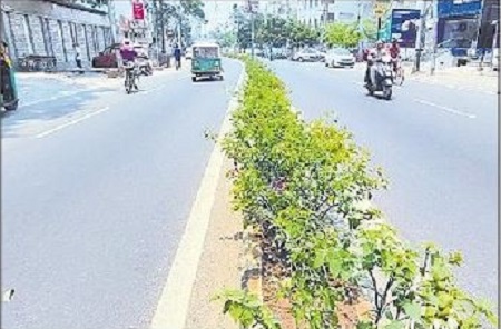 పాలిక్లినిక్ రోడ్డుకు అదనపు హంగులు
