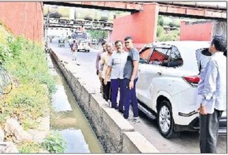 రైల్వే బ్రిడ్జి వద్ద సుందరీకరణకు చర్యలు