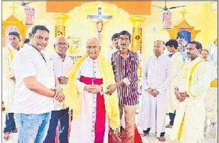ఘనంగా తిరుహృదయ దేవాలయం ప్రతిష్ఠా మహోత్సవం
