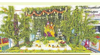వైభవంగా శాకంబరీదేవి ఉత్సవాలు ప్రారంభం