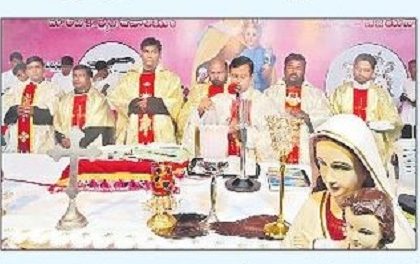 ఘనంగా కార్మిల్ మాత పుణ్యక్షేత్ర మహోత్సవం