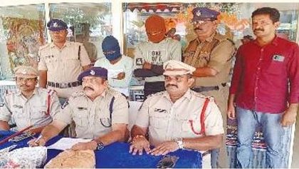 గంజాయి విక్రేతల అరెస్టు