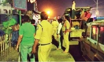 ఫుట్ పాత్ ఆక్రమణల తొలగింపు