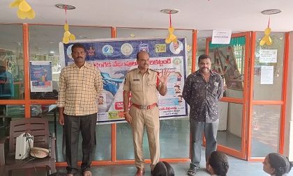 సైబర్ క్రైమ్, సోషల్ మీడియా నేరాలపై విద్యార్ధులకు అవగాహన మరియు చేరువ వాహనం ద్వారా ప్రజలకు అవగాహన కార్యక్రమాలు