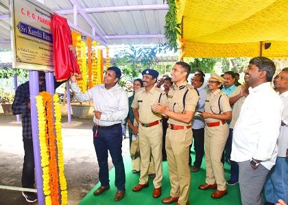 సీపీఓలో ఆధునీకరించిన పార్కింగ్, డైనింగ్ హాల్ ను ప్రారంభించిన పోలీస్ కమీషనర్ శ్రీ కాంతి రాణా టాటా ఐ.పీ.ఎస్.గారు