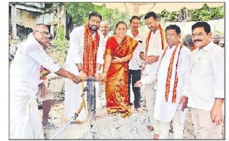 దుర్గగుడిపై యాగశాలకు శంకుస్థాపన