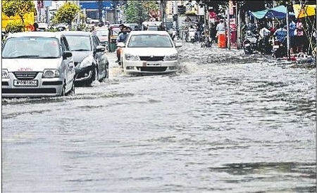 ఎన్టీఆర్ జిల్లాలో 24.57 మి.మీ. వర్షపాతం