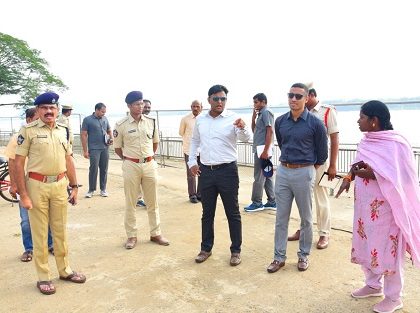 భక్తుల భద్రతకు పెద్ద పీట: నగర పోలీస్ కమీషనర్ శ్రీ కాంతి రాణా టాటా ఐపిఎస్ గారు