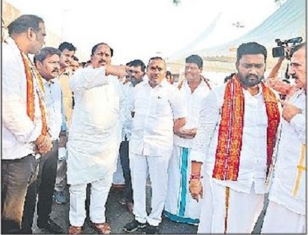 క్షేత్రస్థాయిలో ఉత్సవ ఏర్పాట్ల పరిశీలన
