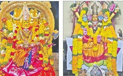 విశేష అలంకారాల్లో అమ్మవారు