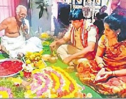 వన్ టౌన్ పీఎస్ లో ఆయుధ పూజ