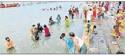 దుర్గాఘాట్ లో పుణ్య స్నానాలకు అనుమతి
