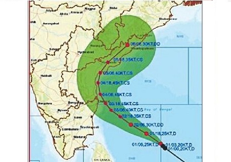 కోస్తాంధ్రపై మిచాంగ్ తుపాను పడగ!