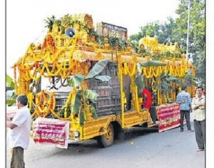ఐదు జిల్లాల్లో దుర్గమ్మ ప్రచార రథయాత్ర