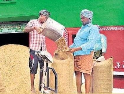 యుద్ధప్రాతిపదికన ధాన్యం కొనుగోళ్లు