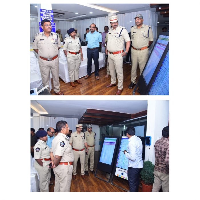 భవాని దీక్షల విరమణ సందర్భంగా బందోబస్త్ ఏర్పాట్లను స్వయంగా పర్యవేక్షిస్తున్న నగర పోలీస్ కమీషనర్ శ్రీ. ఎస్. వి. రాజ శేఖర బాబు ఐ.పి.ఎస్.గారు - ది. 20.12.2024