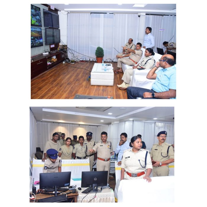 భవాని దీక్షల విరమణ సందర్భంగా బందోబస్త్ ఏర్పాట్లను స్వయంగా పర్యవేక్షిస్తున్న నగర పోలీస్ కమీషనర్ శ్రీ. ఎస్. వి. రాజ శేఖర బాబు ఐ.పి.ఎస్.గారు - ది. 20.12.2024