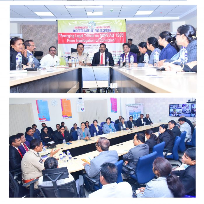 ఎన్.డి.పి.ఎస్.యాక్ట్ కేసులలో విచారణ మరియు శిక్షలకు సంబంధించి రాష్ట్ర వ్యాప్తంగా నిర్వహించిన శిక్షణా కార్యక్రమంలో పాల్గొన్న నగర పోలీస్ కమీషనర్ శ్రీ. ఎస్. వి. రాజ శేఖర బాబు  - ది. 21.12.2024