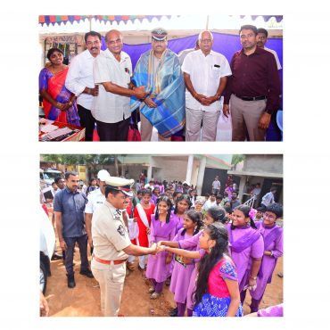 మెగా టీచర్స్ ,పేరెంట్స్ మీటింగ్ కార్యక్రమంలో ముఖ్య అతిధులుగా పాల్గొన్న నగర పోలీస్ కమీషనర్ శ్రీ. ఎస్.వి.రాజ శేఖర బాబు ఐ.పి.ఎస్.గారు మరియు జిల్లా కలెక్టర్ శ్రీ జి.లక్ష్మిషా ఐ.ఏ.ఎస్.గార్లు - ది. 07.12.2024