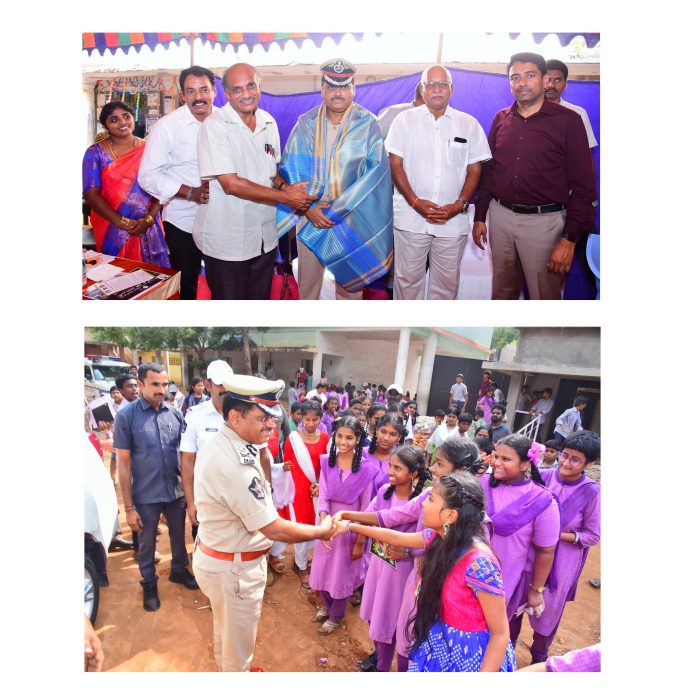 మెగా టీచర్స్ ,పేరెంట్స్ మీటింగ్ కార్యక్రమంలో ముఖ్య అతిధులుగా పాల్గొన్న నగర పోలీస్ కమీషనర్ శ్రీ. ఎస్.వి.రాజ శేఖర బాబు ఐ.పి.ఎస్.గారు మరియు జిల్లా కలెక్టర్ శ్రీ జి.లక్ష్మిషా ఐ.ఏ.ఎస్.గార్లు - ది. 07.12.2024