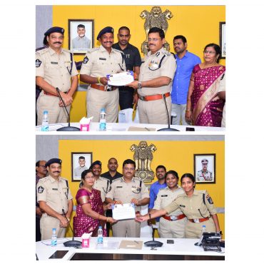 రోడ్డు ప్రమాద (హిట్ & రన్)కేసులలో బాధితులకు కేంద్ర ప్రభుత్వాల నుండి వచ్చే నష్ట పరిహారం అందేలా చేసిన నగర పోలీస్ కమీషనర్ శ్రీ ఎస్.వి.రాజ శేఖర బాబు ఐ.పి.ఎస్.గారు – ది. 03.01.2025