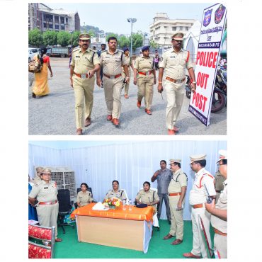 గుణదల మేరీ మాత ఉత్సవాల బందోబస్తును స్వయంగా పర్యవేక్షిస్తున్న ఎన్టీఆర్ జిల్లా పోలీస్ కమిషనర్ శ్రీ ఎస్ వి రాజశేఖర బాబు ఐపీఎస్ గారు - ది. 09.02.2025