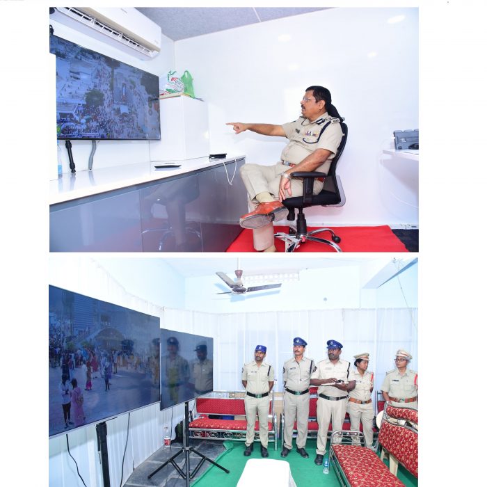 గుణదల మేరీ మాత ఉత్సవాల బందోబస్తును స్వయంగా పర్యవేక్షిస్తున్న ఎన్టీఆర్ జిల్లా పోలీస్ కమిషనర్ శ్రీ ఎస్ వి రాజశేఖర బాబు ఐపీఎస్ గారు - ది. 09.02.2025