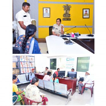 పోలీస్ కమిషనర్ వారి కార్యాలయంలో “ప్రజా సమస్యల పరిష్కార వేదిక” కార్యక్రమంలో “91” ఫిర్యాదులు - ది. 24.03.2025