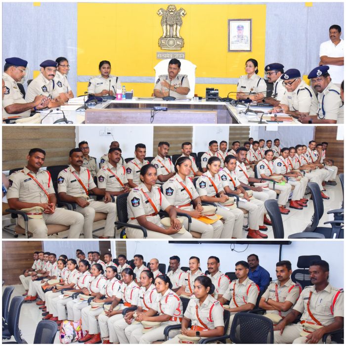 నగర పోలీస్ కమిషనర్ శ్రీ ఎస్. వి. రాజ శేఖర బాబు ఐ.పి.ఎస్. గారిని మర్యాద పూర్వకంగా కలిసిన ఎన్.టి.ఆర్ జిల్లా కు కేటాయించబడిన నూతన ప్రొబేషనరీ ఎస్.ఐ.లు - ది. 03.03.2025
