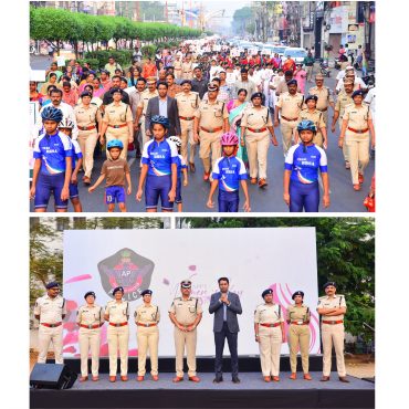 అంతర్జాతీయ మహిళా దినోత్సవం సందర్భంగా ఎన్.టి.ఆర్.జిల్లా పోలీస్ ఆధ్వర్యంలో భారీ ర్యాలీ (3K రన్) - ది. 08.03.2025