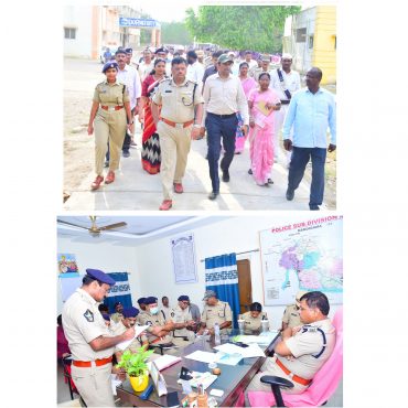 ముఖ్యమంత్రి గారి పర్యటన సందర్భంగా  భద్రతా ఏర్పాట్లను పరిశీలించిన నగర పోలీస్ కమీషనర్ శ్రీ ఎస్.వి.రాజ శేఖర బాబు ఐ.పి.ఎస్., గారు - ది. 03.04.2025