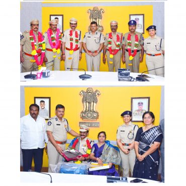 పదవీ విరమణ పొందిన పోలీసు అధికారులు మరియు సిబ్బందికి ఆత్మీయ వీడ్కోలు  – ది.01.04.2025