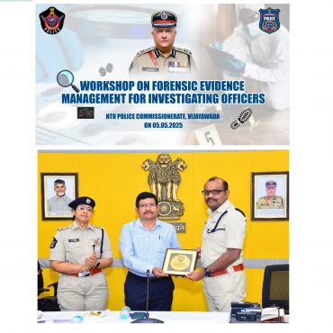 ధర్యాప్తు అధికారులకు ఫోరెన్సిక్ ఎవిడెన్స్ లను సేకరించడం, భద్రపరచడం మొదలగు అంశాలపై ప్రత్యేక నిపుణులచే వర్క్ షాప్ - ది. 05.05.2025