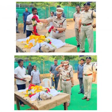 అధికార లాంఛనాలతో పోలీసు డాగ్ 'మిక్కి'కు అంత్యక్రియలు- ది. 14.05.2025