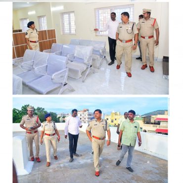 సత్యనారాయణపురం పోలీసు స్టేషన్ కొరకు నూతనంగా నిర్మించిన భవనాన్ని పరిశీలించిన నగర పోలీస్ కమీషనర్ శ్రీ ఎస్.వి.రాజ శేఖర బాబు ఐ.పి.ఎస్.గారు - ది. 20.05.2025
