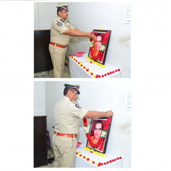 ఆంధ్రప్రదేశ్ మాజీ ముఖ్యమంత్రి, పద్మశ్రీ, కళాప్రపూర్ణ డా. నందమూరి తారక రామారావు గారి జయంతి సందర్బంగా వారి చిత్రపటానికి పూలమాలలు వేసి స్మరించుకున్న నగర పోలీస్ కమీషనర్ శ్రీ ఎస్. వి. రాజ శేఖర బాబు ఐ. పి.ఎస్.గారు – ది. 28.05.2025
